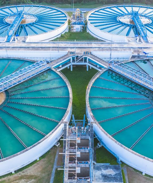 Utility infrastructure supporting power and water services