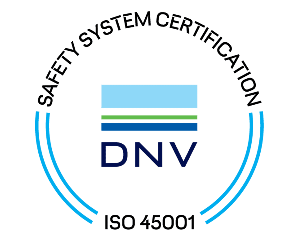 DNV ISO 45001 certification